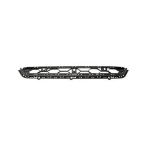 Grille calandre centrale inférieure pour VOLKSWAGEN TIGUAN II phase 1, 2016-2020, 24° OFFROAD, trous radar et caméra, noire, Neuve