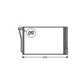 Condenseur de Climatisation pour BMW Serie 5 F10 2010-2013, OEM: 17112284243, Neuf