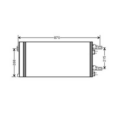 Condenseur de Climatisation pour CITROËN JUMPER II ph.1 2006-2014, OEM: 0001391281080, Neuf