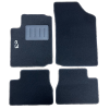 Kit 4 Tapis de sol Auto pour CITROEN C3 2002-2009 avec sigle C3 moquette noire Neuf
