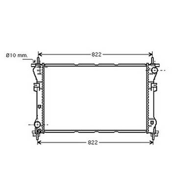 Radiateur de refroidissement moteur pour FORD TRANSIT Mk6 2000-2006, OEM: 1671798, Neuf