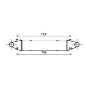 Intercooler pour MERCEDES CLASSE C ph.1 2007-2011 (W204), OEM: 2045000300, Neuf