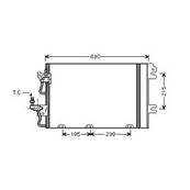 Condenseur de Climatisation pour OPEL ASTRA H 2004-2007, OEM: 1850096, Neuf