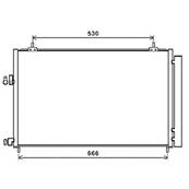 Condenseur de Climatisation pour TOYOTA RAV4 2010-2013, OEM: 884600R030, Neuf