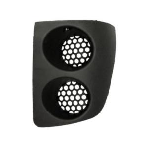 Grille gauche de pare-chocs avant pour FIAT STRADA 2005-2011, noire gaufrée, mod. STRADA TREKKING, Neuve