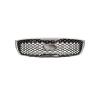 Grille de radiateur pour KIA SORENTO 2014-2017, grise brillante avec profil chromé, Neuve