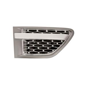 Grille aile avant droite pour LAND ROVER RANGE ROVER SPORT LR322 2010-2013, grise foncée/chromée, modèle Autobiography Sport, Neuve