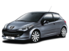 Rétroviseur gauche électrique pour PEUGEOT 207 ph.1, 2006-2009, dégivrant, feu clignotant, à peindre