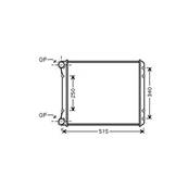 Radiateur de refroidissement moteur pour AUDI A2 depuis 2000, OEM: 8Z0121251D, Neuf