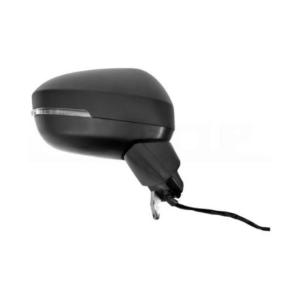 Rétroviseur droit pour NISSAN JUKE II depuis 2019, électrique, dégivrant, rabattable, avec clignotant à LED, 9 PIN, convexe, mod. TEKNA/N-CONNECTA, coque à peindre, Neuf