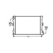 Radiateur de refroidissement moteur pour FIAT ULYSSE 1994-2002, OEM: 1301P2, Neuf