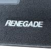 Kit 4 Tapis de sol Auto pour JEEP RENEGADE depuis 2014, avec sigle RENEGADE, moquette noire et CLIPS 18CM, Neuf
