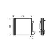 Condenseur de Climatisation pour SMART FORTWO 2003-2007 (450), OEM: 0013198V002, Neuf