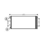 Condenseur de Climatisation pour OPEL MOVANO II 2010-2019, OEM: 921007845R, Neuf