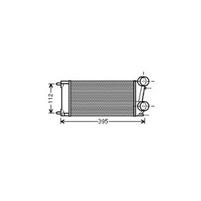 Intercooler pour PEUGEOT 3008 I ph.1 2009-2013, OEM: 0384N9, Neuf
