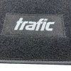 Tapis de sol Auto pour RENAULT TRAFIC, de 2001 à 2014, avec sigle TRAFIC, moquette noire, Neuf