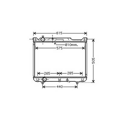 Radiateur de refroidissement moteur pour SUZUKI Grand Vitara 1999-2005, OEM: 1770068DC0, Neuf
