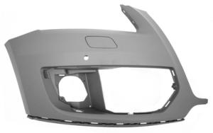 Crosse pare chocs avant droit AUDI Q5 I phase 1 2008-2012, trous lave-phares, cache, trous PDC+capteurs, Neuf à peindre