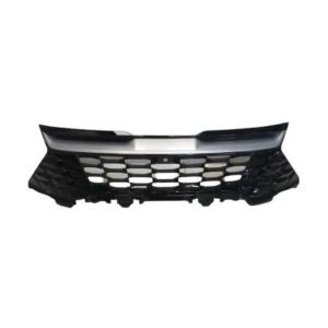 Grille de radiateur pour KIA SPORTAGE depuis 2021, noire avec moulure grise argentée, Neuve