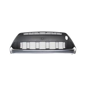 Grille centrale de pare-chocs pour TOYOTA CH-R phase 2 depuis 2020, noire gaufrée, Neuve