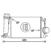 Intercooler pour NISSAN QASHQAI II ph.1 2014-2017, OEM: 144614EA0A, Neuf