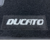 Tapis de sol Auto pour FIAT DUCATO depuis 2014, avec sigle DUCATO, moquette noire, Neuf
