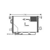 Condenseur de Climatisation pour MERCEDES CLASSE C ph.2 2004-2007 (W203), OEM: 2035001654, Neuf