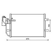 Condenseur de Climatisation pour MERCEDES CLASSE A 1997-2001 (W168), OEM: 1685000854, Neuf