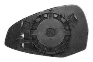 Verre de rétroviseur droit pour AUDI A4 B9 depuis 2019, dégivrant, asphérique, chromé, Neuf