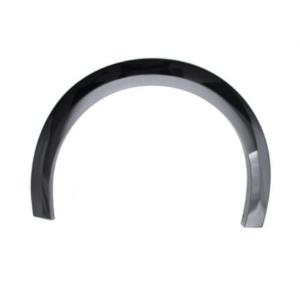 Extension d'aile avant gauche pour PEUGEOT 208 II phase 2 depuis 2023, noire brillante, Mod. GT-LINE, Neuve