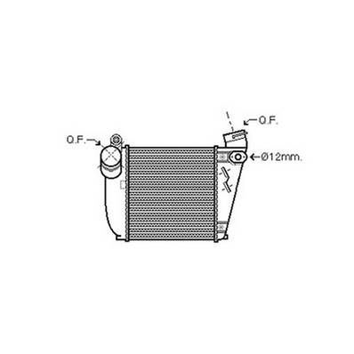 Intercooler pour AUDI A3 I ph.1 1996-2000, OEM: 1J0145803L, Neuf