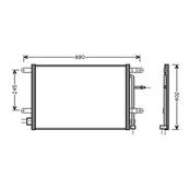 Condenseur de Climatisation pour AUDI A4 III 2004-2007, OEM: 8E0260401Q, Neuf