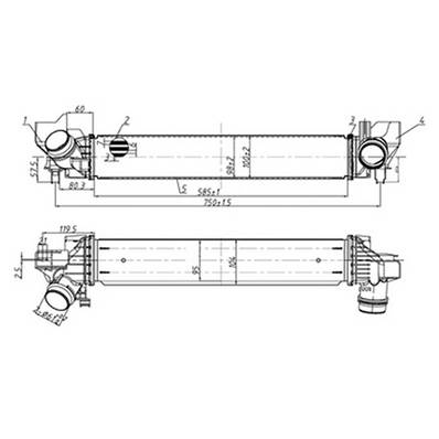Intercooler pour MINI COUNTRYMAN F60 2017-2020, OEM: 17517617597, Neuf