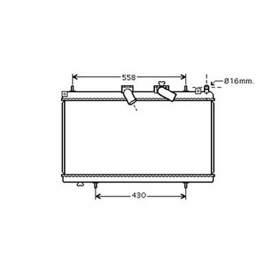 Radiateur de refroidissement moteur pour PEUGEOT 407 2004-2007, OEM: 1330P1, Neuf