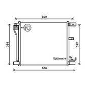 Condenseur de Climatisation pour NISSAN JUKE I ph.1 2010-2014, OEM: 921003DD0A, Neuf