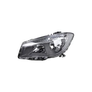 Phare Optique avant gauche pour MERCEDES CLA, 2013-2016 (W117), H7+H15, électrique avec moteur, noir, neuf