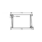 Radiateur de refroidissement moteur pour MINI ONE/COOPER R56 2006-2010, OEM: 17118675266, Neuf