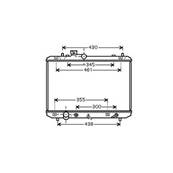 Radiateur de refroidissement moteur pour SUZUKI SWIFT I 2005-2006, OEM: 1770063J10, Neuf