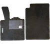 Kit 2 Tapis de sol Auto pour SMART FORTWO (W450) de 1998 à 2006, sigle SMART, moquette noire, Neuf