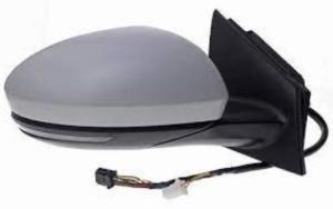 Rétroviseur droit électrique, thermique, rabattable électriquement pour RENAULT MEGANE IV, 2016-2020, feu de courtoisie, sonde, BLIS, coque à peindre, 15 pin, Neuf