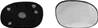 Miroir Glace rétroviseur droit pour PEUGEOT 206 Plus (206+) 2009-2013, dégivrant, à clipser