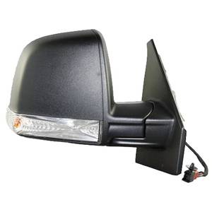 Rétroviseur droit électrique pour FIAT DOBLO II ph.2 2015-2022, (Combi/Panorama), dégivrant, noir,
