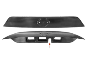 Moulure de porte arrière pour NISSAN QASHQAI II phase 1 2014-2017, avec trou pour caméra, Mod. Techno Neuve