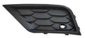 Grille superièur pare chocs avant gauche pour VOLKSWAGEN TIGUAN II phase 1, 2016-2020, avec trous PDC+supports, Neuve