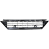 Grille centrale de pare chocs pour VOLKSWAGEN TIGUAN R-LINE de 2016-2020, noire lisse à apprêter, avec trous radar, Neuve