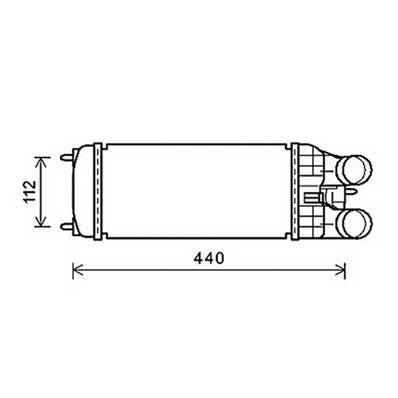 Intercooler pour CITROËN DS3 2010-2016, OEM: 0384N7, Neuf