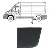 Moulure arrière gauche partie avant pour FIAT DUCATO 3 phase 1, 2006-2014, noire, Neuve