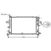 Radiateur de refroidissement moteur pour OPEL ASTRA H 2004-2007, OEM: 1300267, Neuf