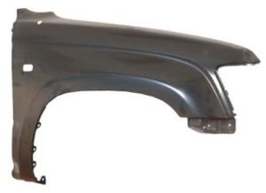 Aile avant droite pour TOYOTA HILUX PICK UP 2001-2005, Mod. 4WD, avec trou antenne radio, Neuf à peindre