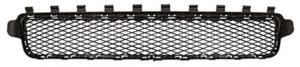 Grille centrale inférieure de pare chocs pour VOLKSWAGEN TOUAREG I ph. 1 2002-2006, Noire, Neuve